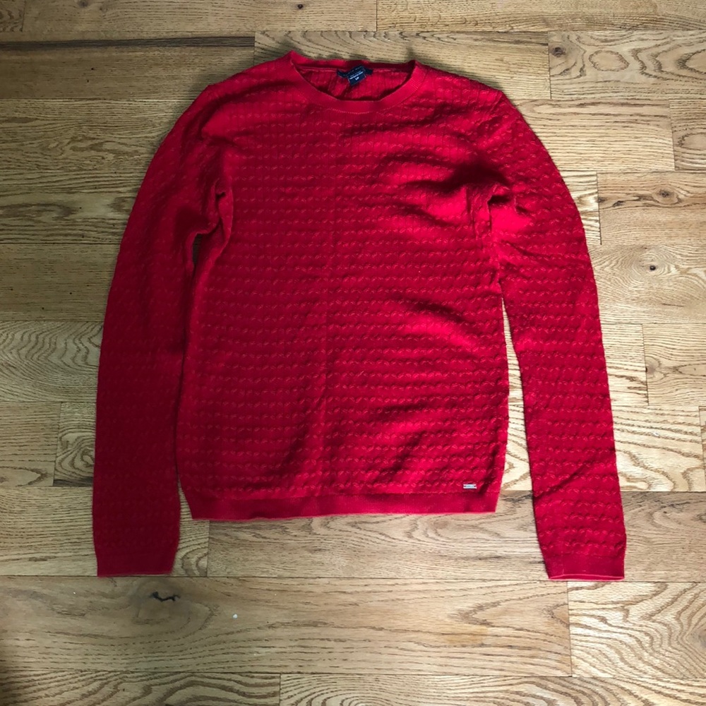 Red sweater